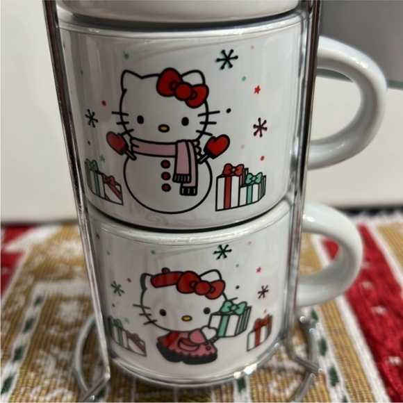 Hello Kitty Stackable Expresso Mug Set - Picture 3 of 8